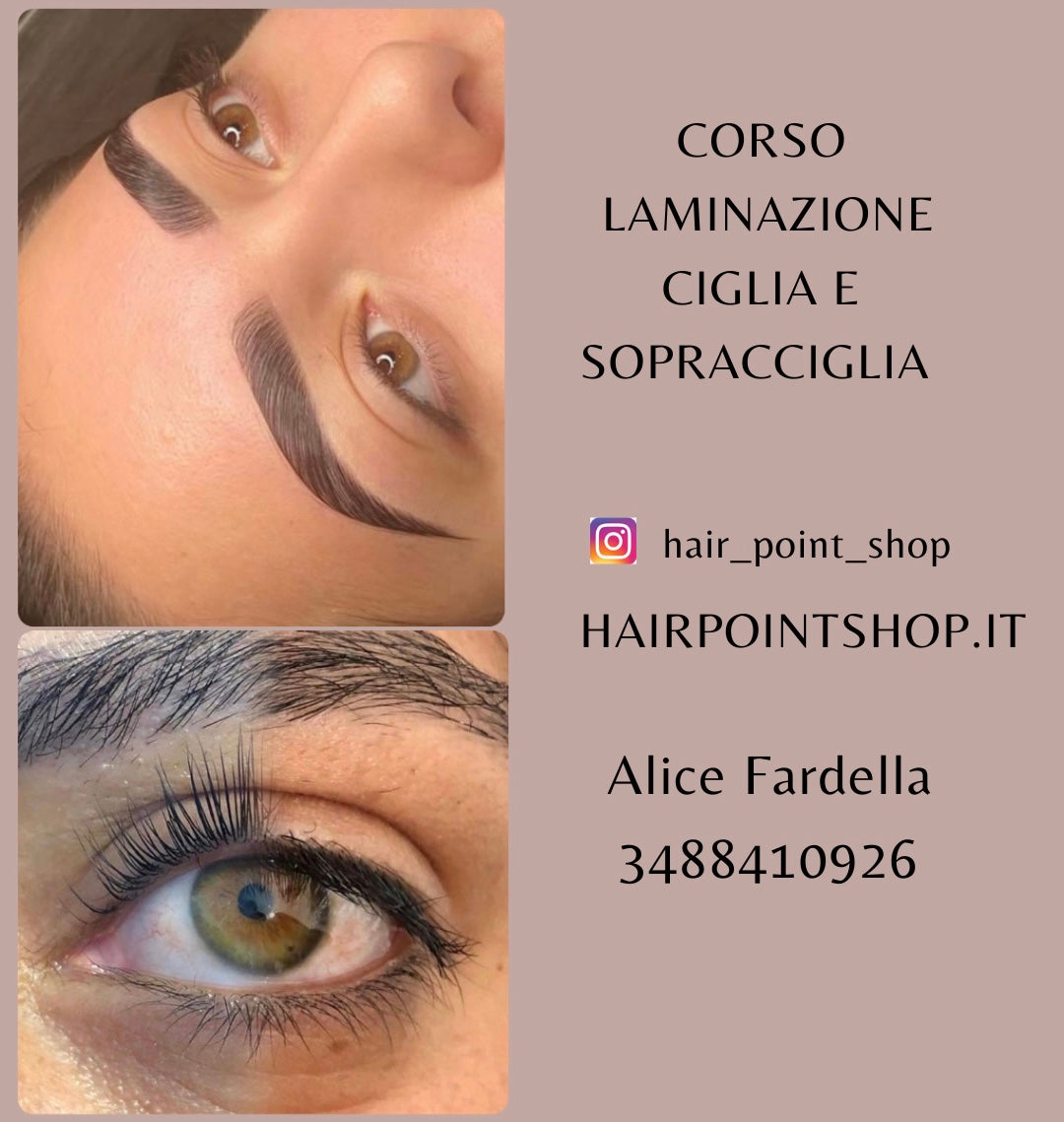 Corso completo ciglia e sopracciglia